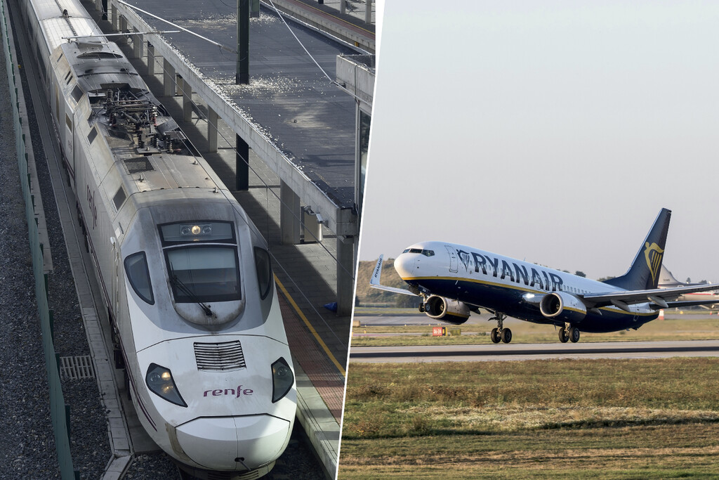Solo hay un gran beneficiado en la salida de Ryanair de los aeropuertos regionales. Uno llamado «tren de alta velocidad»