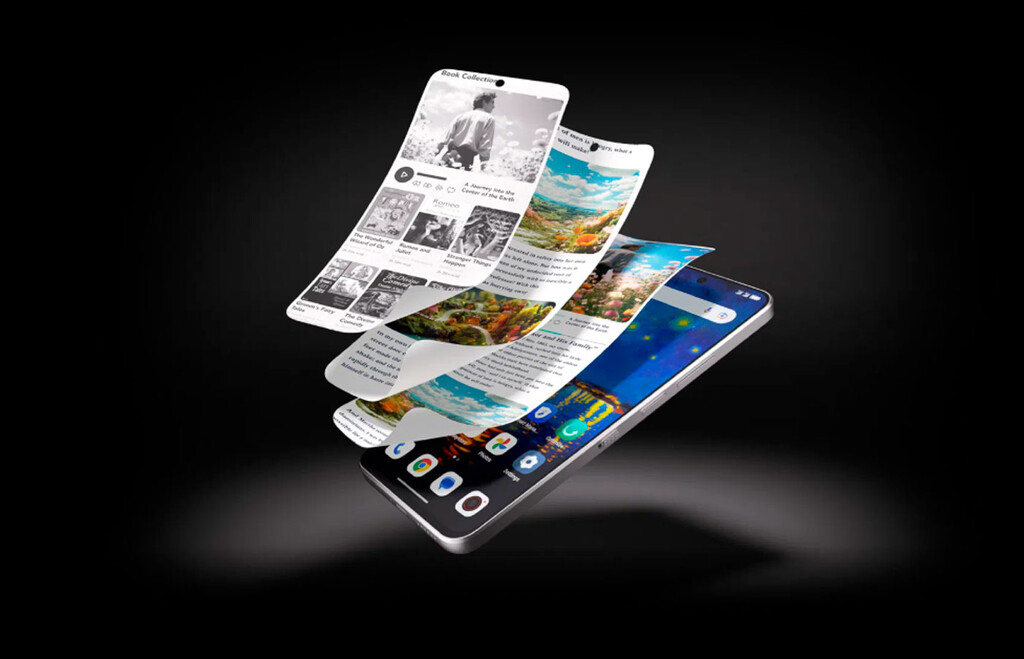 El nuevo TCL NXTPAPER 60 Ultra es un móvil con alma de libro electrónico. La clave es su pantalla mate de 7,2 pulgadas